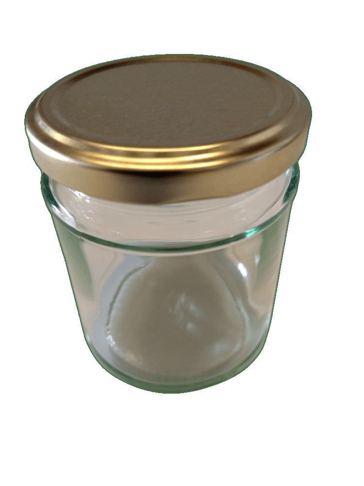 190ml (8oz - 227g) Glass Panel Honey Jar - Pack of 35