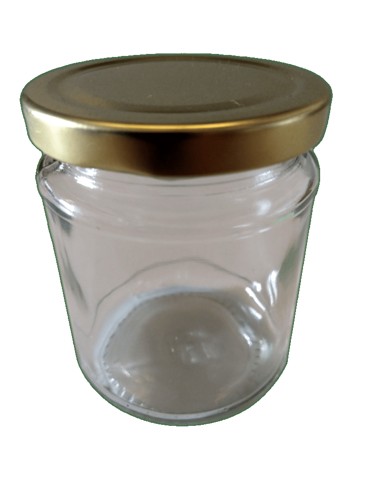 300ml (12oz - 340g) Glass Round Honey Jar - Pack of 28