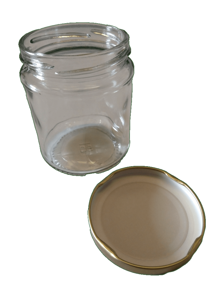 300ml (12oz - 340g) Glass Round Honey Jar - Pack of 28