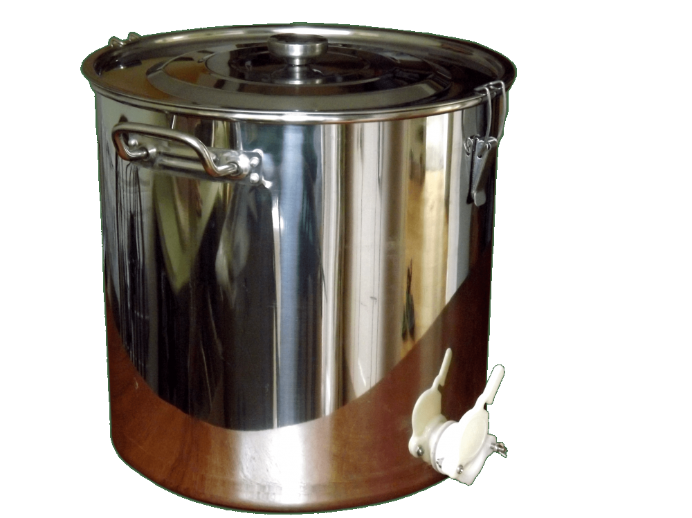 Honey Settling Tank (100kg) - Heavy Duty Stainless Steel with Honey Gate