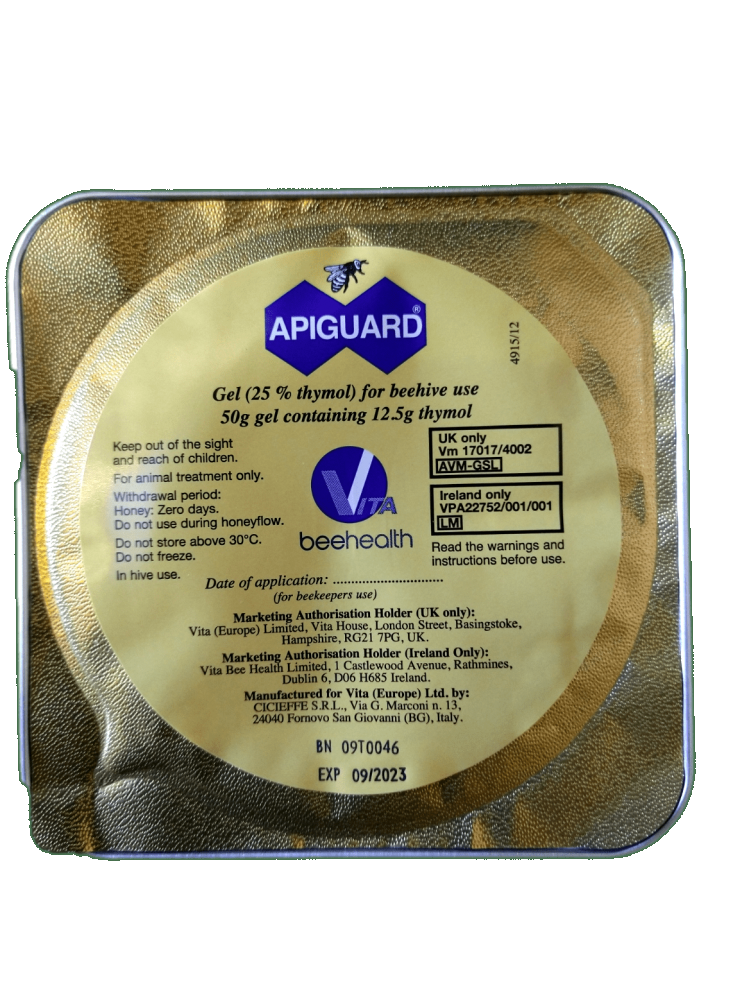 Apiguard Varroa Control - By Vita - Pack of 10 Trays - Exp. March 2025