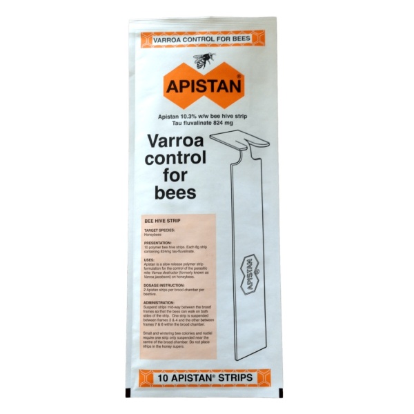 Apistan Varroa Control - By VITA - Pack of 10 Strips - Exp Mar 2027