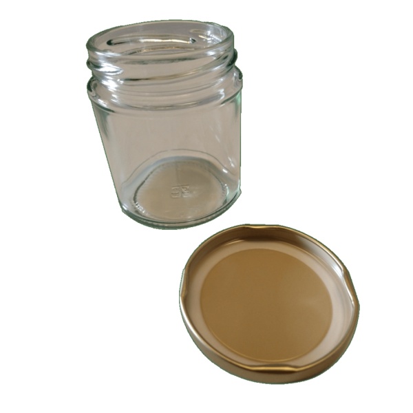 190ml (8oz - 227g) Glass Panel Honey Jar - Pack of 35