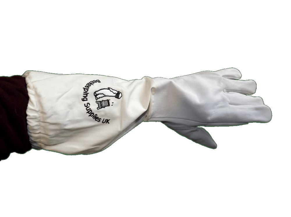 BKSUK - Long Sleeve Cotton and Leather Gloves