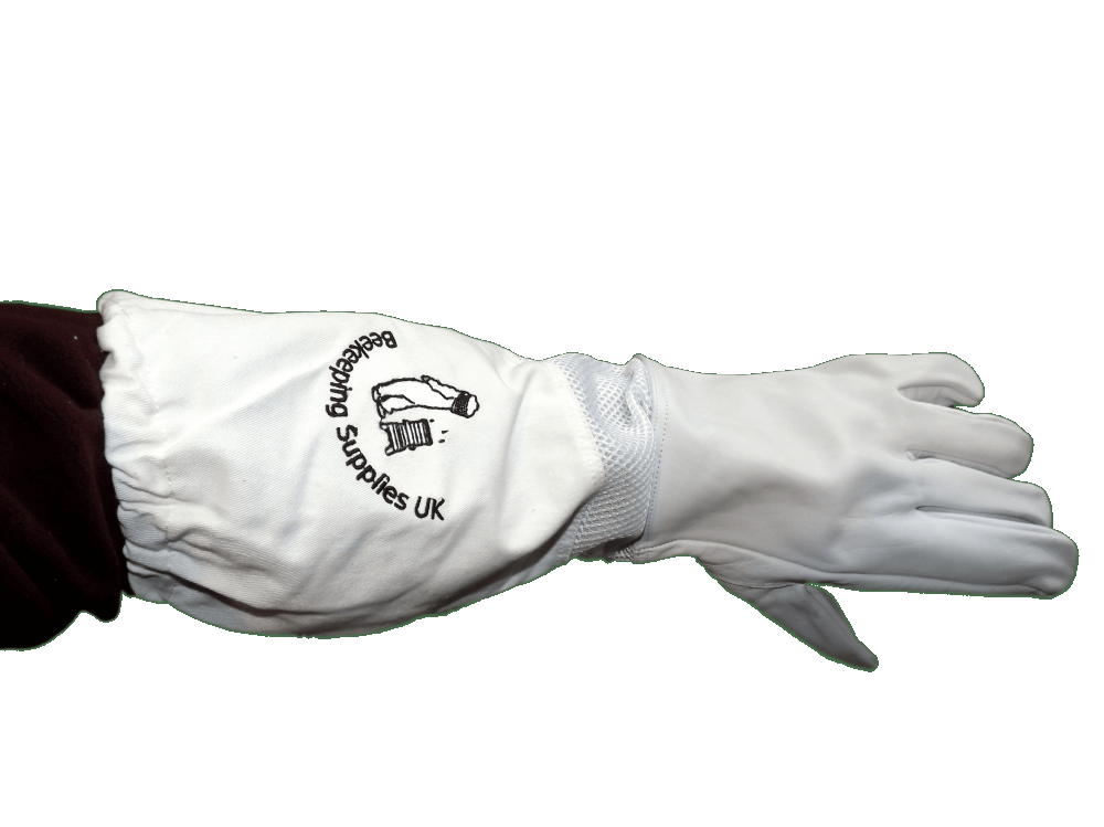 BKSUK - Ventilated Long Sleeve Cotton and Leather Gloves