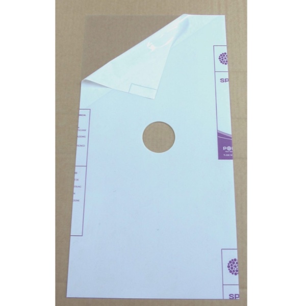 National / Commercial Poly Six Frame Nucleus Clear Crown Board With Hole