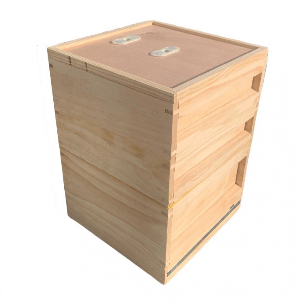 Value - Pine National Beehive with 2 supers