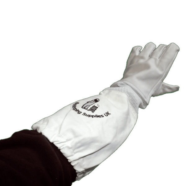 BKSUK - Ventilated Long Sleeve Cotton and Leather Gloves