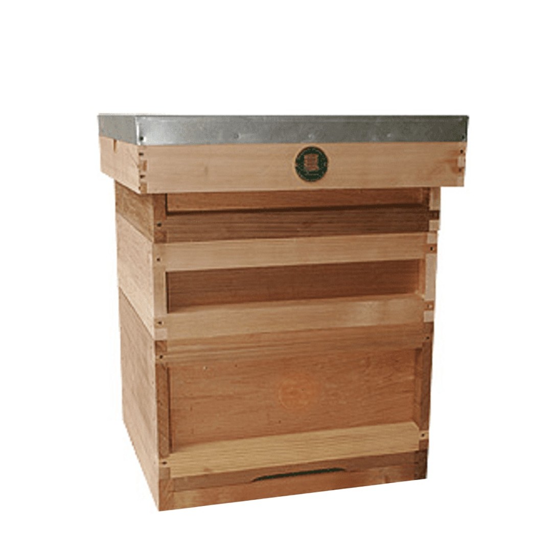 Cedar National Beehive with 2 Supers