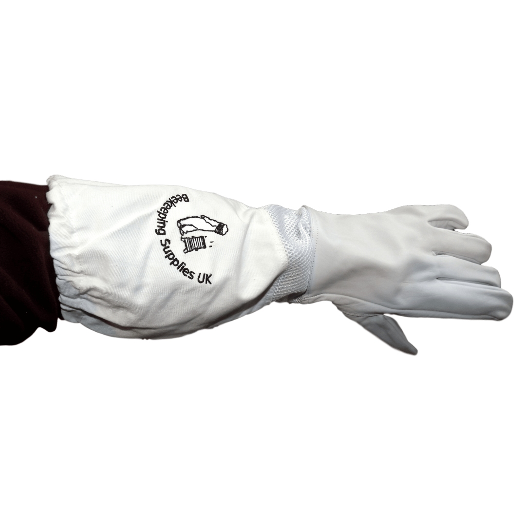 BKSUK - Ventilated Long Sleeve Cotton and Leather Gloves